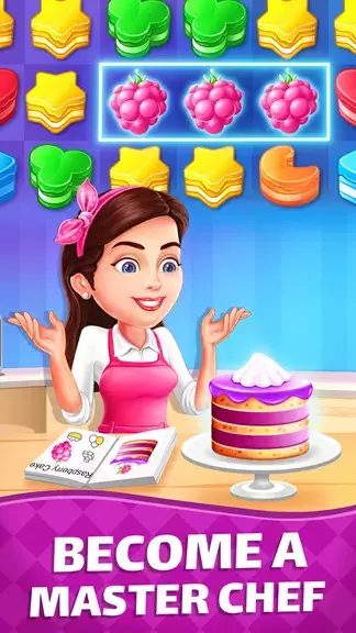 Cake Blast: Match 3 Games Captura de pantalla 0