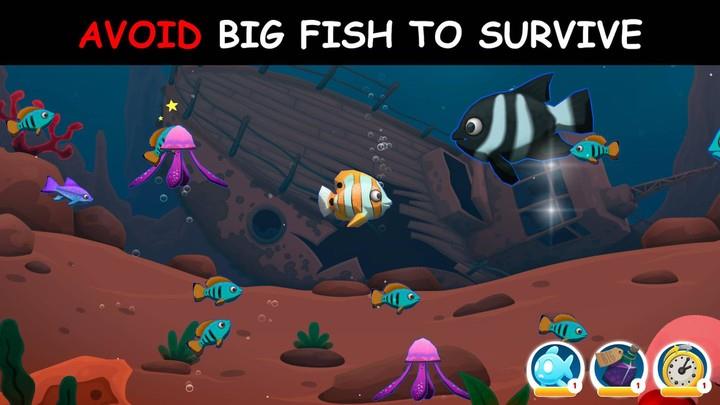 Hungry Ocean: Feed & Grow Fish Screenshot 1