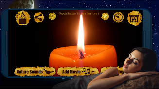 Night Light | Candle Fireplace Screenshot 0