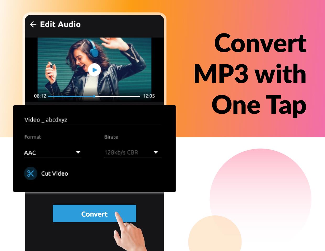 MP3 Converter: Video Converter ဖန်သားပြင်ဓာတ်ပုံ 1