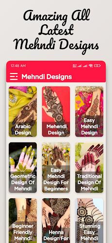 Mehndi Design: Easy & Offline स्क्रीनशॉट 0