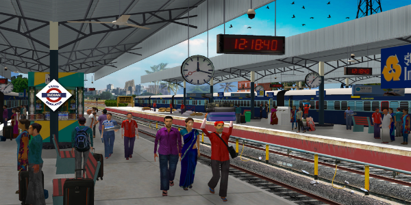 Indian Train Simulator: Game ဖန်သားပြင်ဓာတ်ပုံ 0