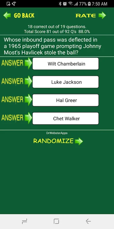 Trivia & Schedule Celtics fans應用截圖第3張