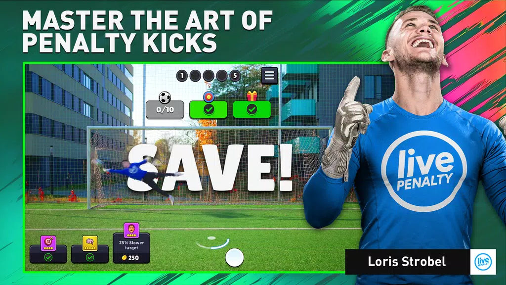 Soccer Penalty: Live Goalie Zrzut ekranu 1