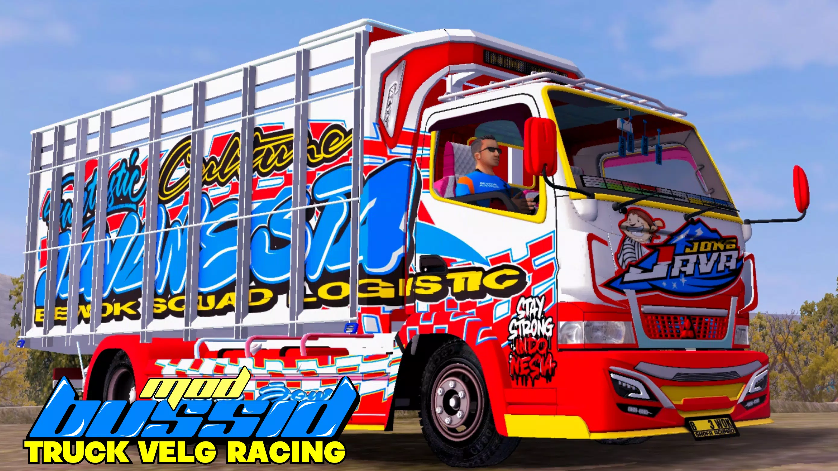 Mod Bussid Truck Velg Racing स्क्रीनशॉट 0