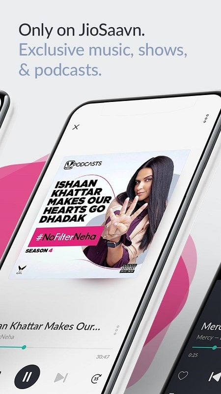 JioSaavn Music & Radio Schermafbeelding 1