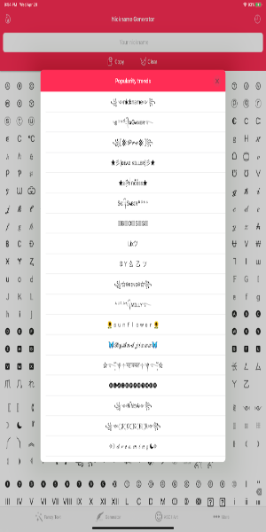 Fancy Text Symbols スクリーンショット 2