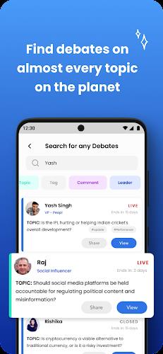 Peopl: Debate & Network Screenshot 1