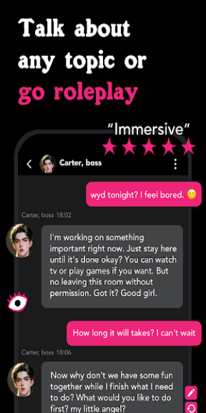 Spicy.AI:18+ AI Character Chat Capture d'écran 0