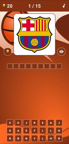 Basketball Logo Quiz Скриншот 1