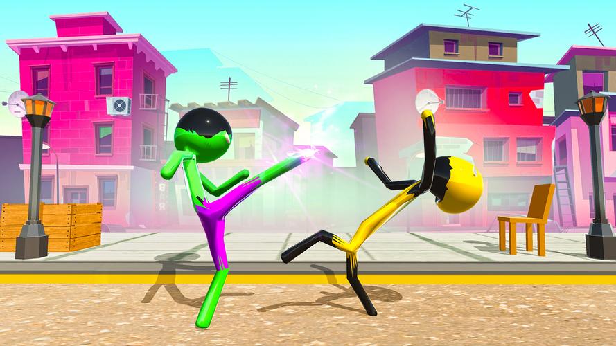 Stickman Ninja Fight: Ropehero স্ক্রিনশট 0