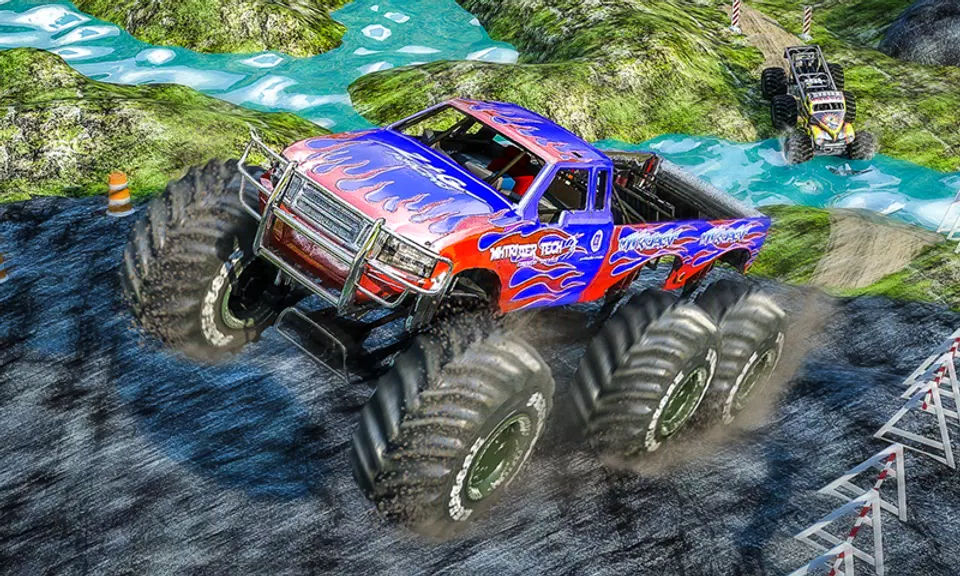 Monster 4x4 Offroad Jeep Stunt Racing 2019 Ảnh chụp màn hình 0