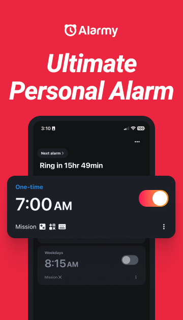 Alarmy – Alarm Clock & Sleep Mod Ảnh chụp màn hình 0