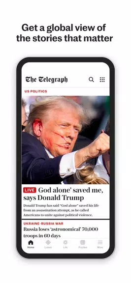 The Telegraph UK Latest News Ekran Görüntüsü 0