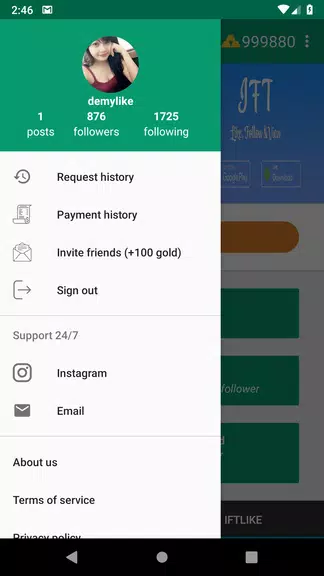 Likes & followers for Instagram Tangkapan skrin 3