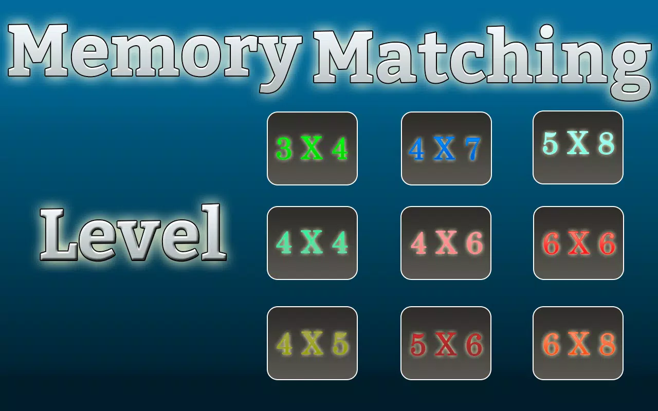 Memory Matching Game Zrzut ekranu 0