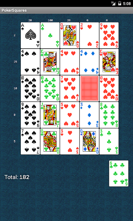 Poker Squares應用截圖第0張