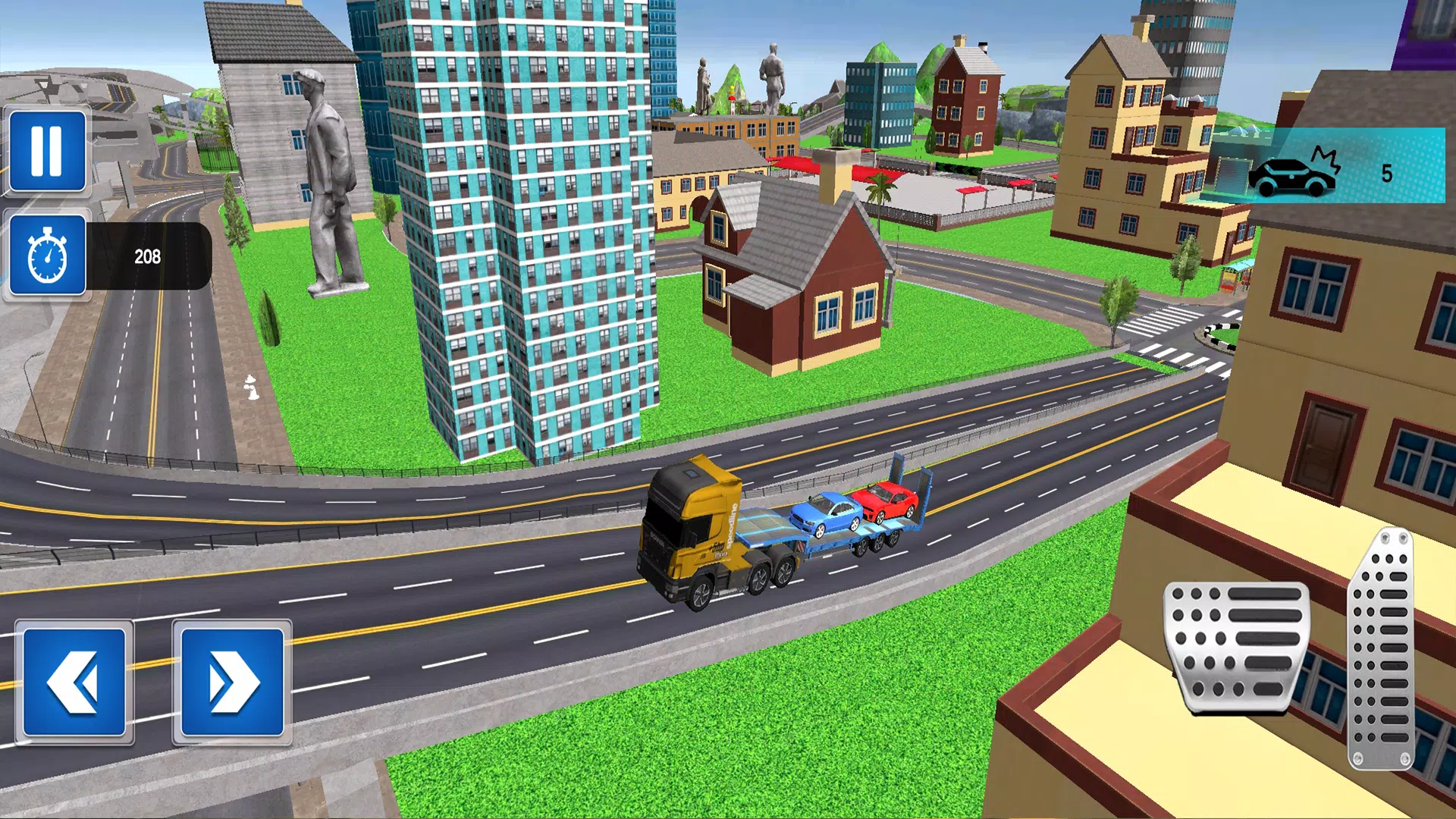 Truck Transport Game Simulator Tangkapan skrin 1