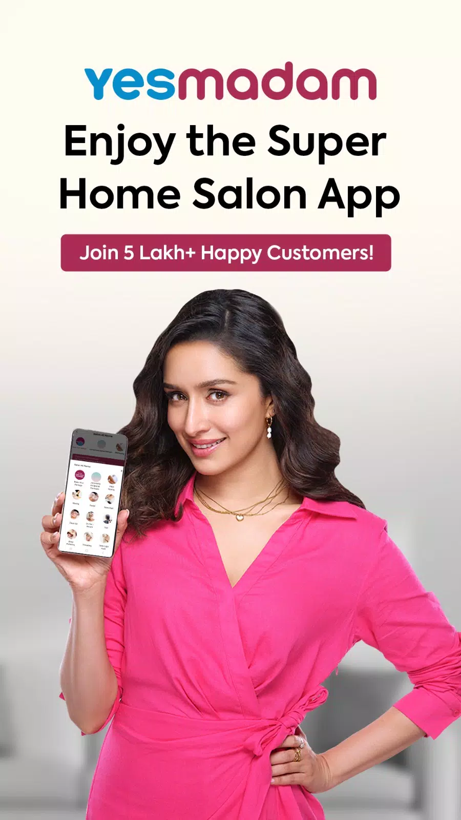 Yes Madam - Salon at Home स्क्रीनशॉट 0