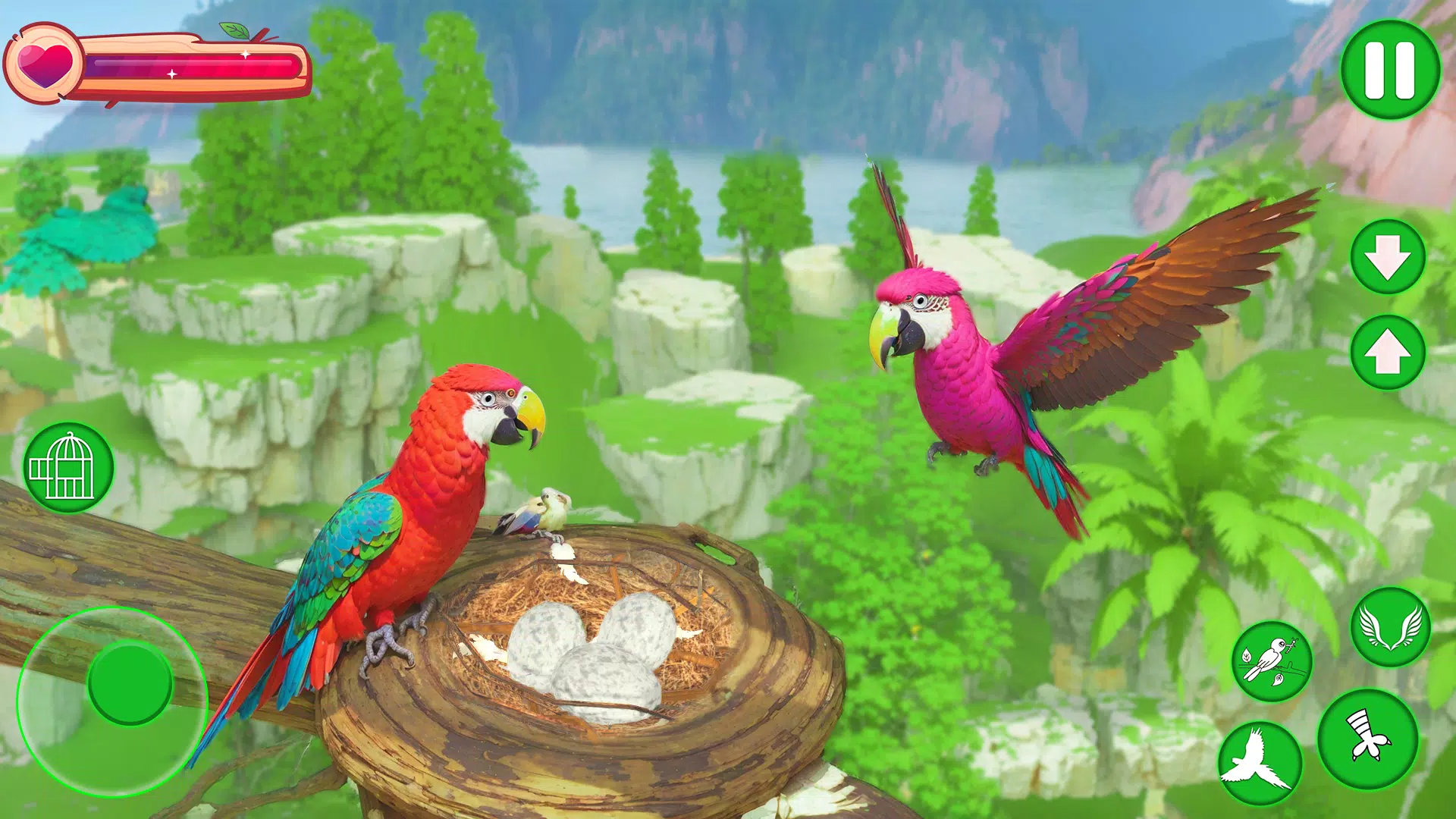 Parrot Bird Simulator Game Zrzut ekranu 2