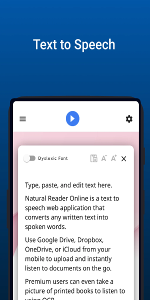 NaturalReader - Text to Speech Screenshot 0