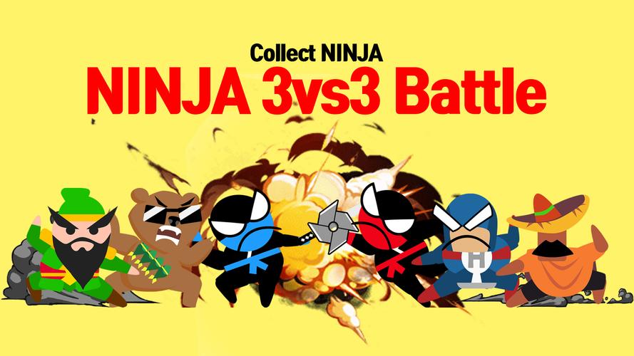 sauter bataille Ninja 2joueurs Capture d'écran 2