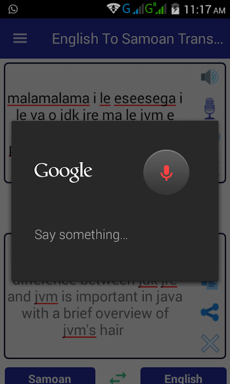 English Samoan Translator スクリーンショット 2