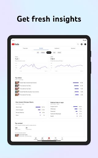 YouTube Studio應用截圖第1張