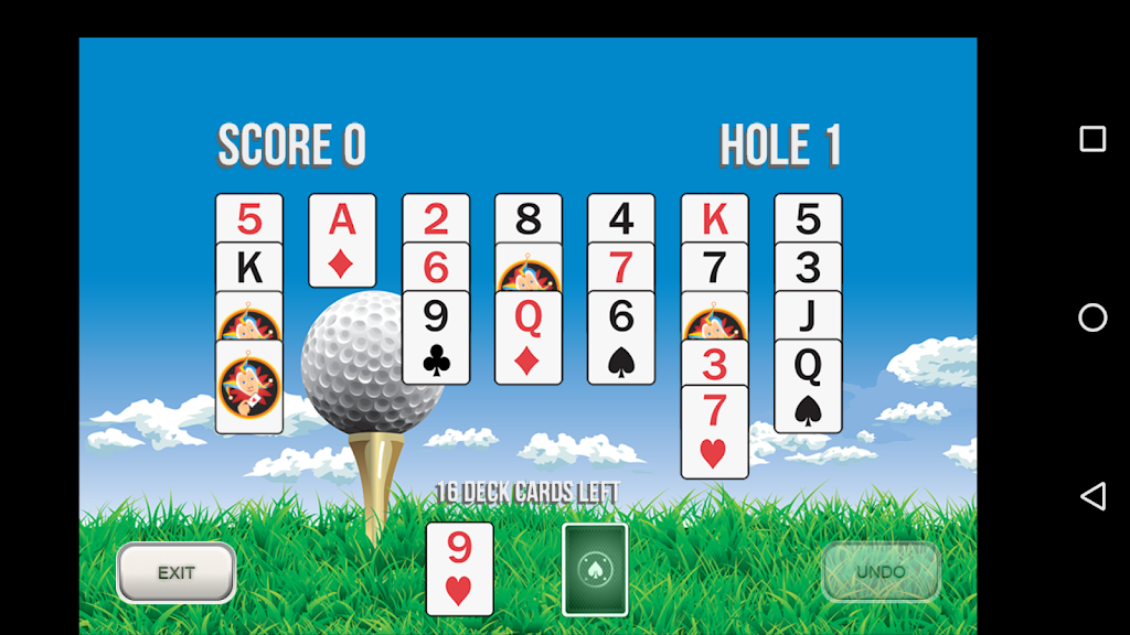 Golf Solitaire 18 ภาพหน้าจอ 0