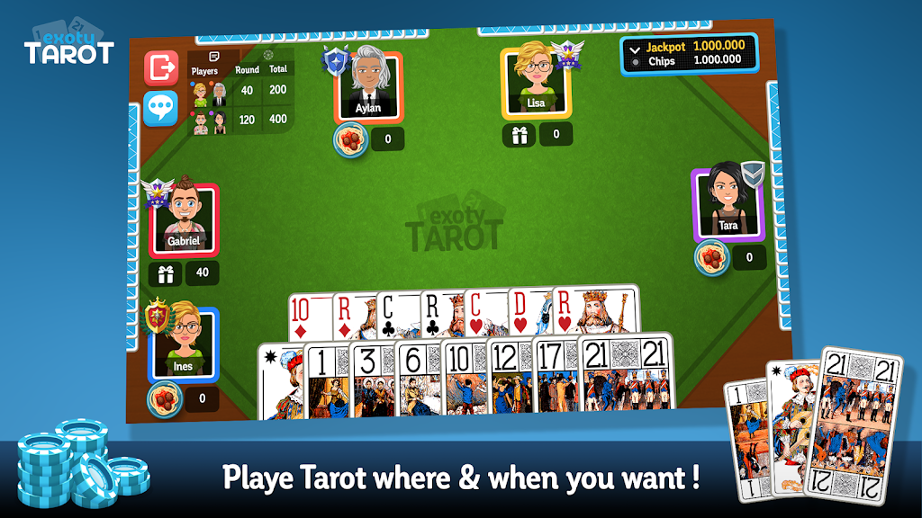 Multiplayer Tarot Game স্ক্রিনশট 0