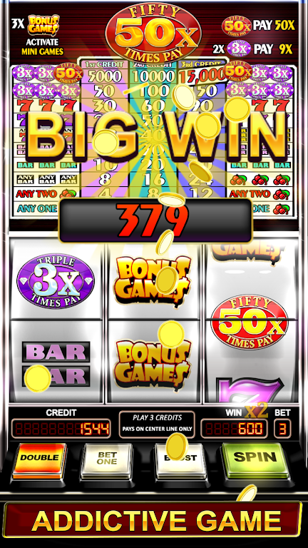 Triple Fifty Times Pay - Free Vegas Style Slots Screenshot 3