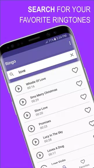Ringo Ringtones Notifications Tangkapan skrin 3