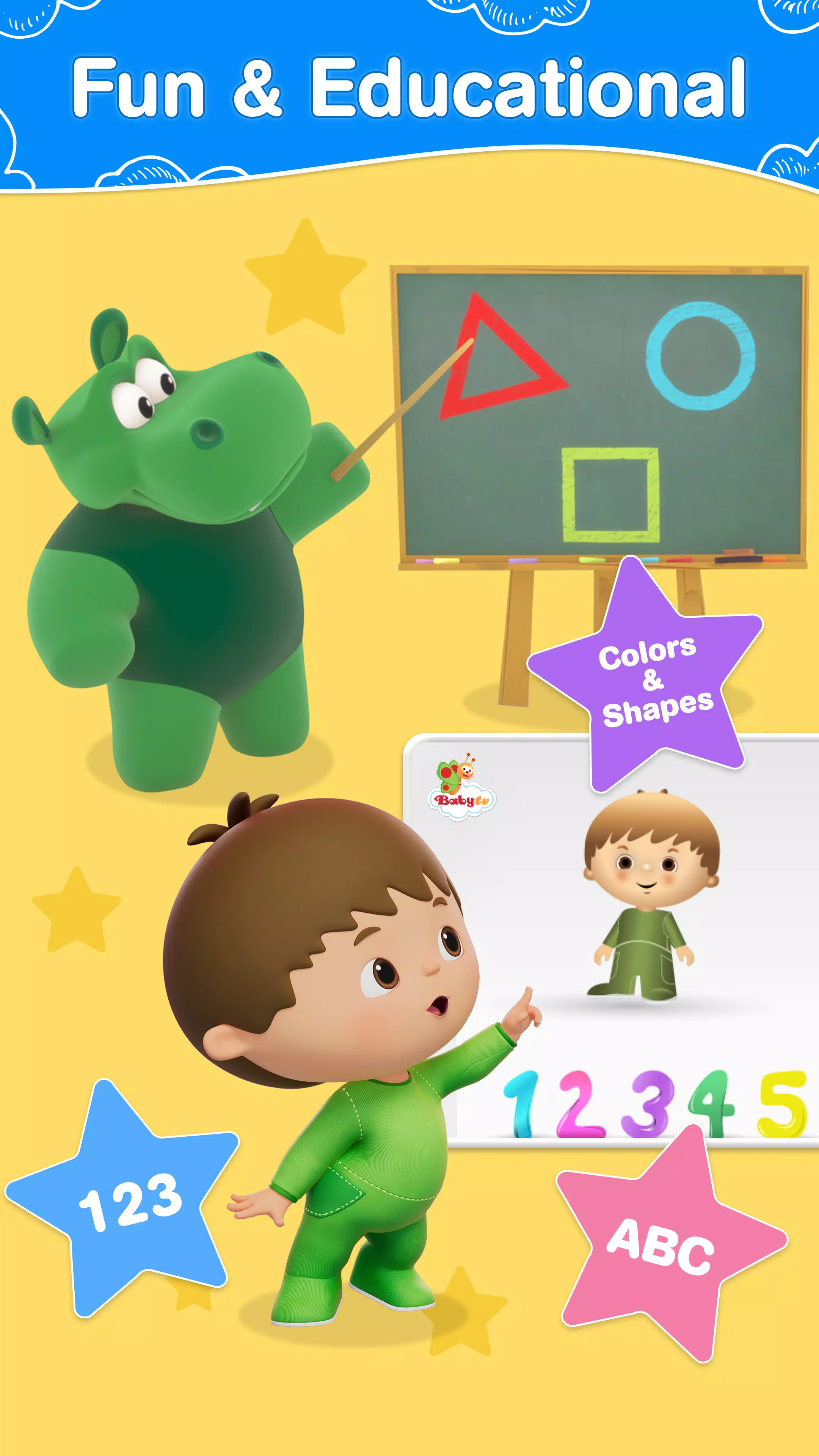 BabyTV - Kids Videos & Songs スクリーンショット 1