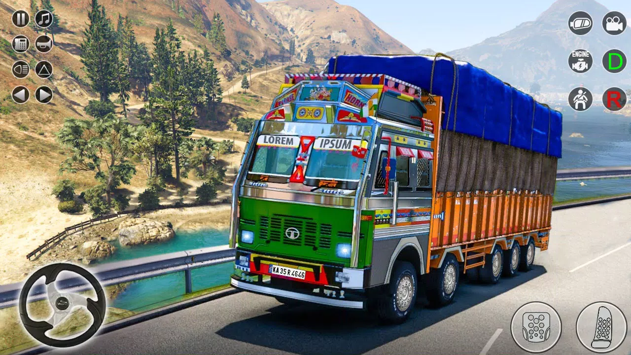 Indian Cargo Truck Game 2024 Captura de tela 1