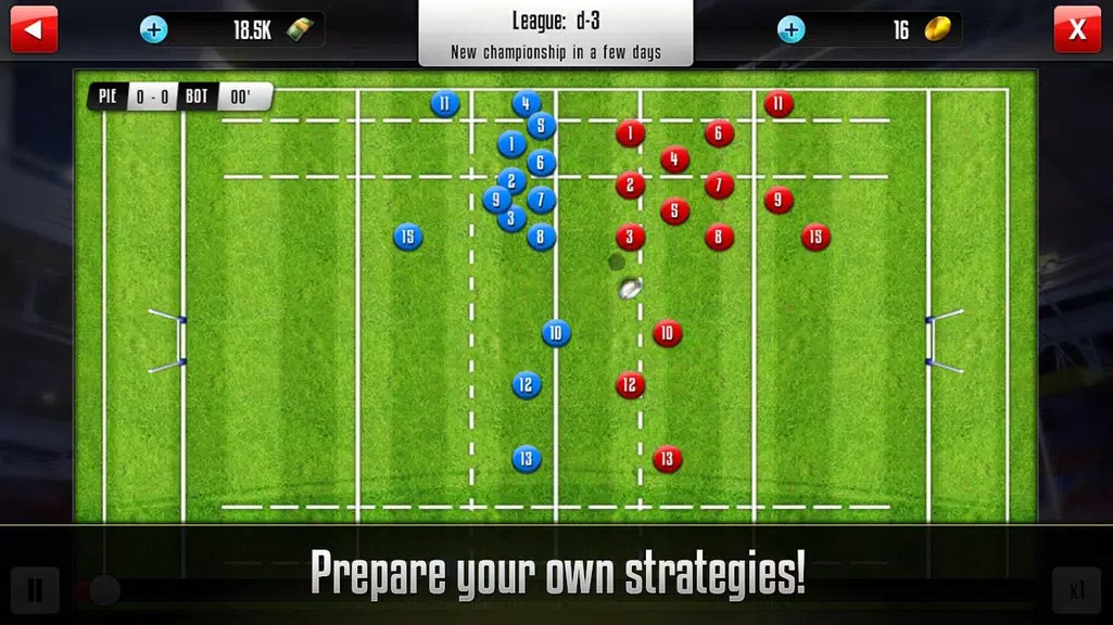 Rugby Manager Capture d'écran 2