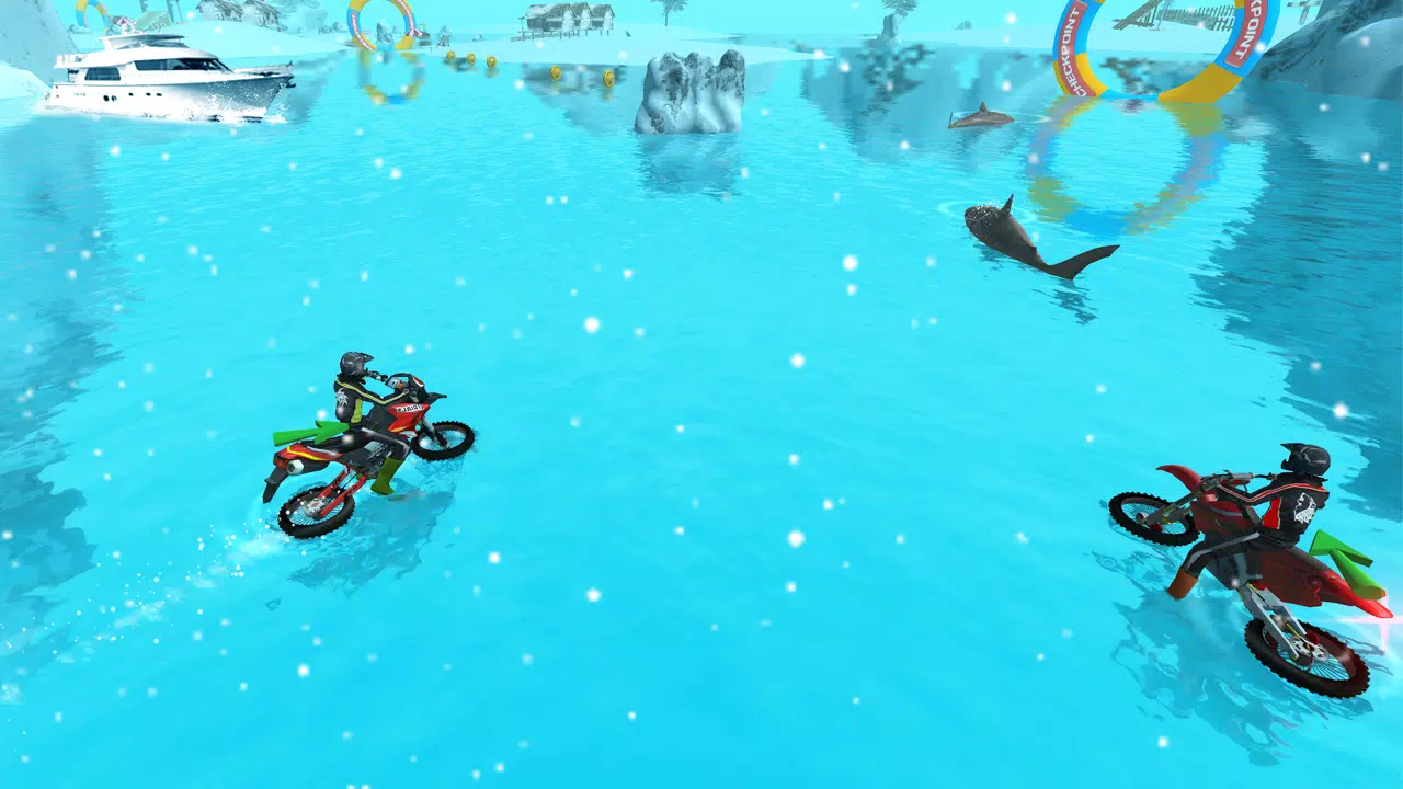 Bike Racing : Water Bike Games ဖန်သားပြင်ဓာတ်ပုံ 2