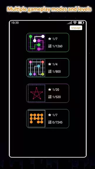 Dot Connect:match color dots ဖန်သားပြင်ဓာတ်ပုံ 0