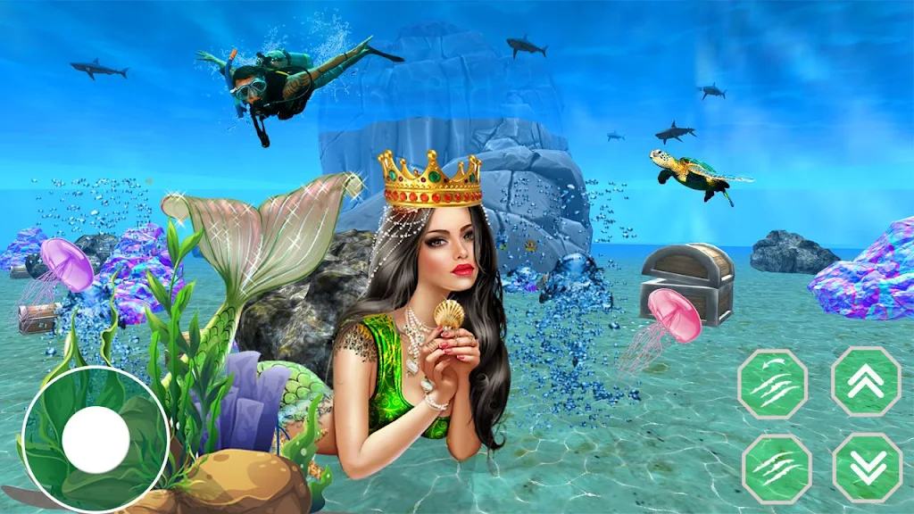 Mermaid Princess simulator 3D Zrzut ekranu 1