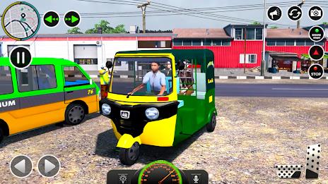 US Tuk Tuk Auto Rickshaw Games Ekran Görüntüsü 2