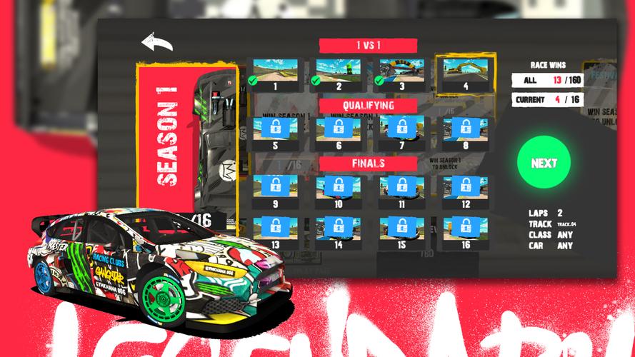 Rallycross Track Racing Captura de tela 1