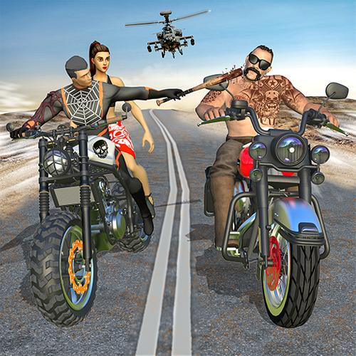 Gangster Bike: Real Race Game ဖန်သားပြင်ဓာတ်ပုံ 1