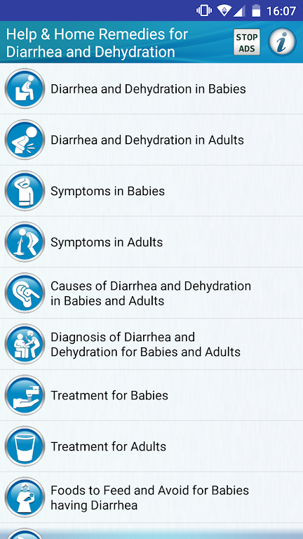 Diarrhea and Dehydration Help स्क्रीनशॉट 0