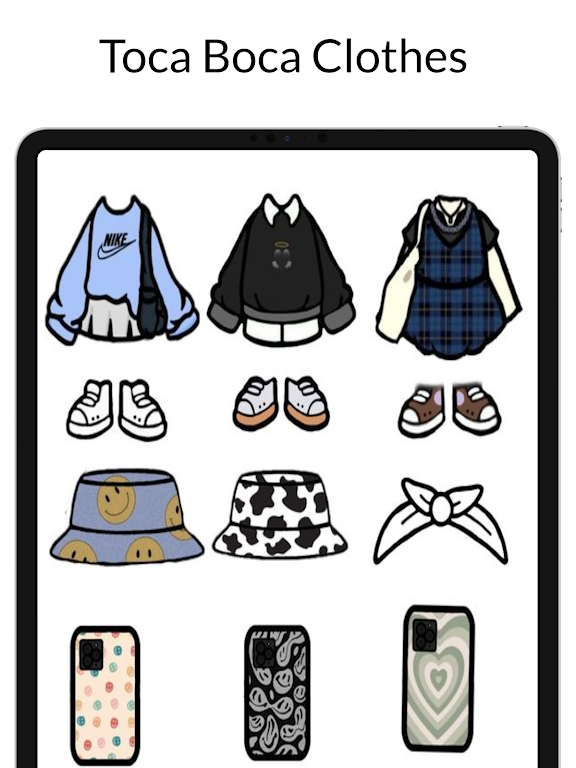 Toca Boca Clothes Ideas स्क्रीनशॉट 1