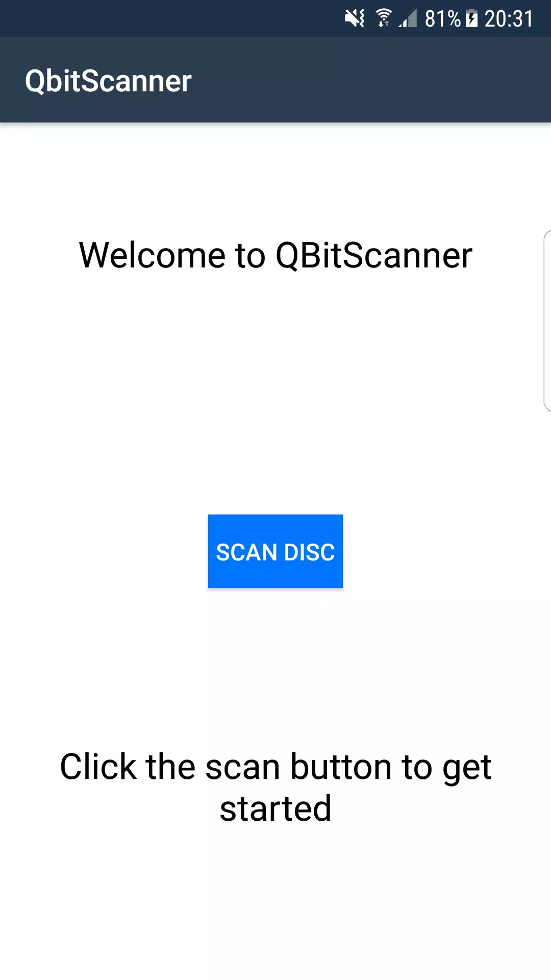 qbitScanner - License Disc Tangkapan skrin 0