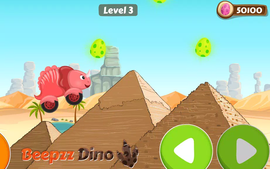 Car games for kids - Dino game Schermafbeelding 1