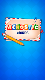 Acrostic Words: Crossword Game স্ক্রিনশট 1