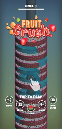 Stack Ball Fruit Crush ဖန်သားပြင်ဓာတ်ပုံ 0