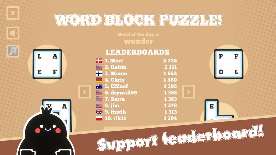 Word Block Puzzle Скриншот 0
