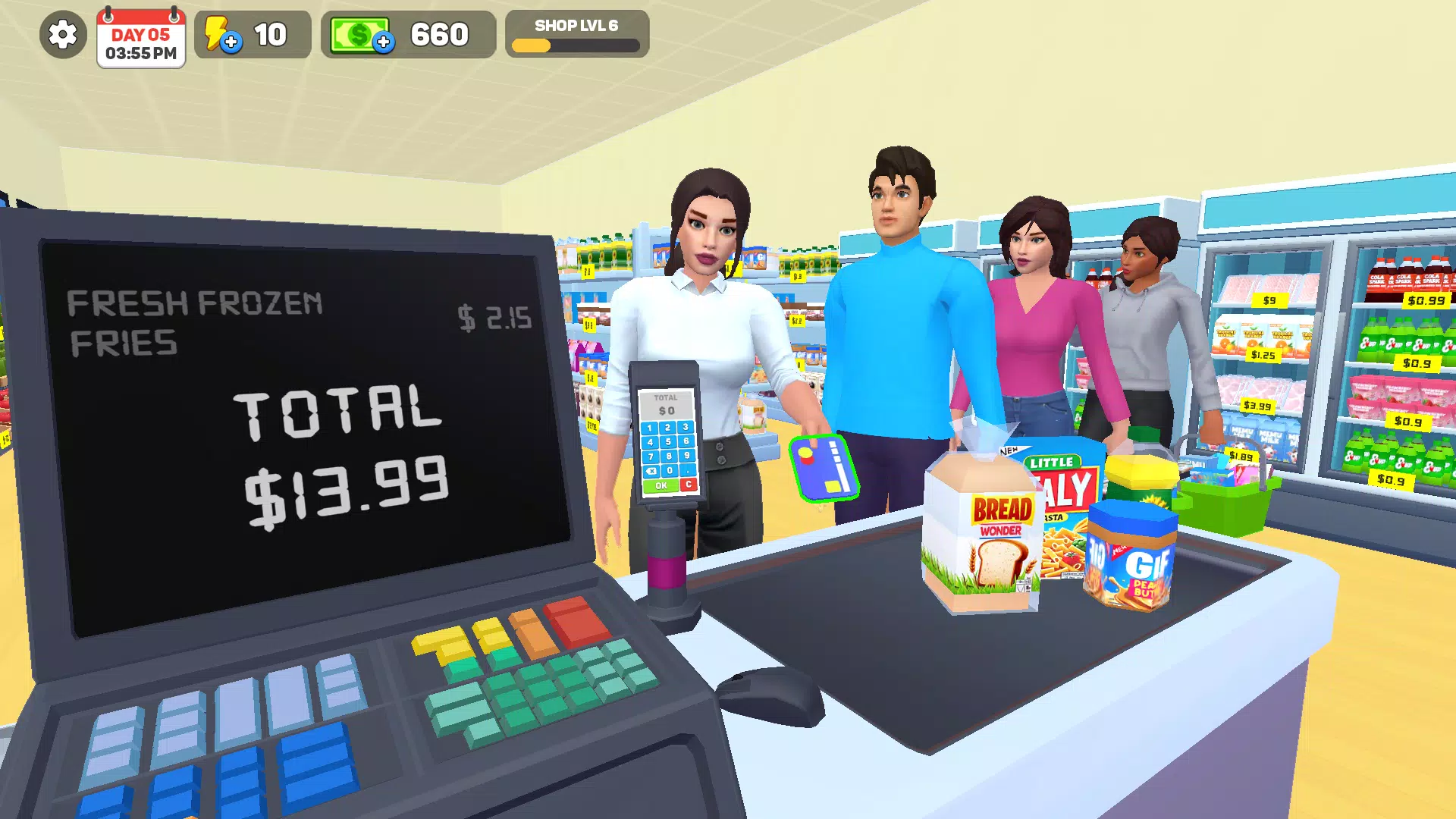 My Supermarket Simulator 3D Captura de pantalla 1