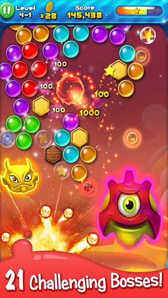 Bubble Bust! - Popping Planets Mod スクリーンショット 1